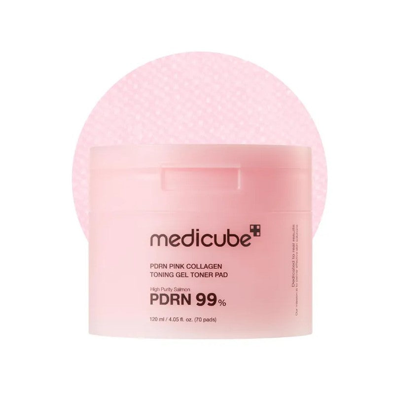 Medicube PDRN Pink Collagen Toning Gel Toner Pad 70pcs