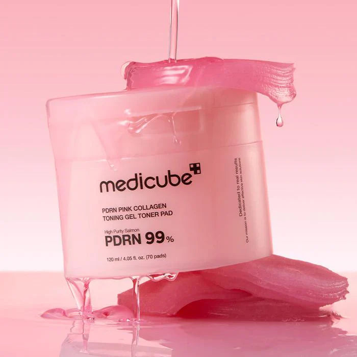 Medicube PDRN Pink Collagen Toning Gel Toner Pad 70pcs