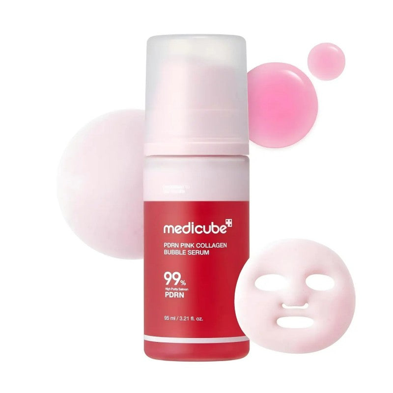 Medicube PDRN Pink Collagen Bubble Serum 95ml