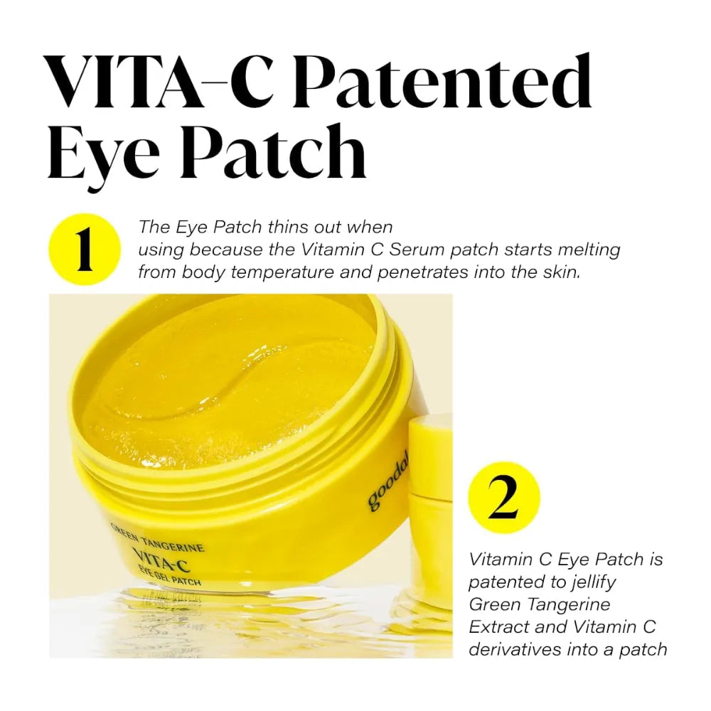 Goodal Green Tangerine Vita C Dark Spot Care Eye Patch 60pcs