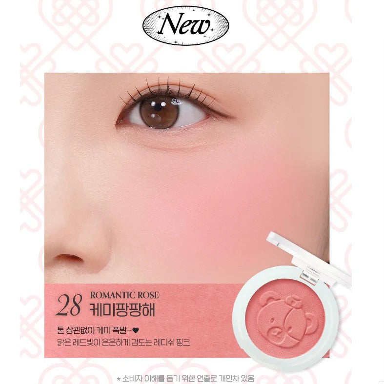 Peripera Pure Blushed Sunshine Cheek Princess Hours #28 Romantic Rose