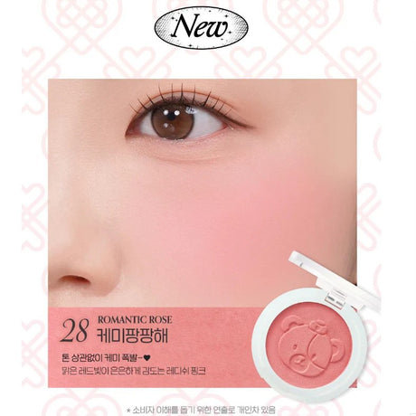 Peripera Pure Blushed Sunshine Cheek Princess Hours #28 Romantic Rose