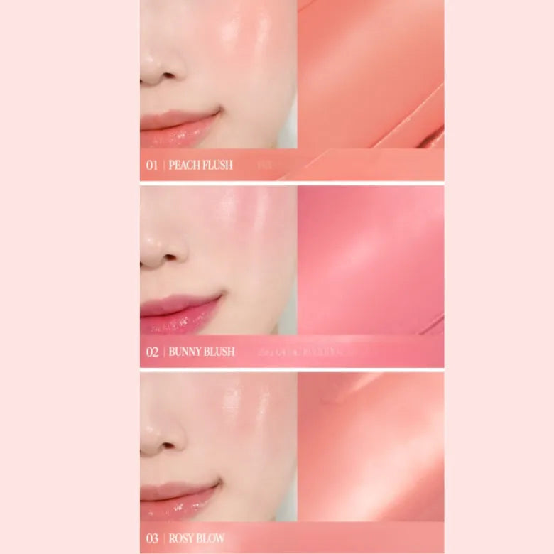 Clio Essential Lip Cheek Tap Mini #02 Bunny Blush 0.5g