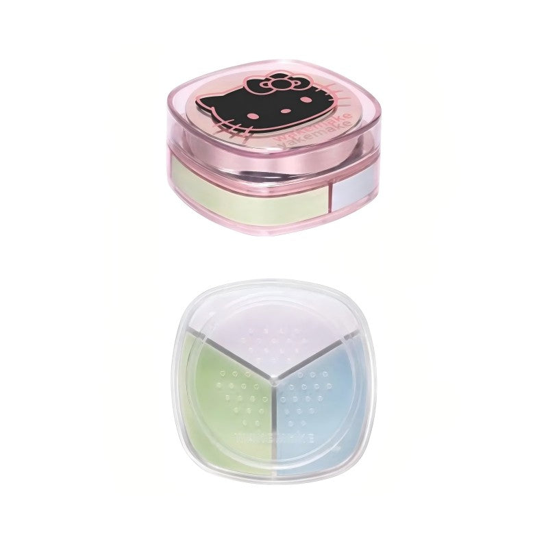 Wakemake Hello Kitty Stay Fixer Multi Color Powder #01 Pale Clear