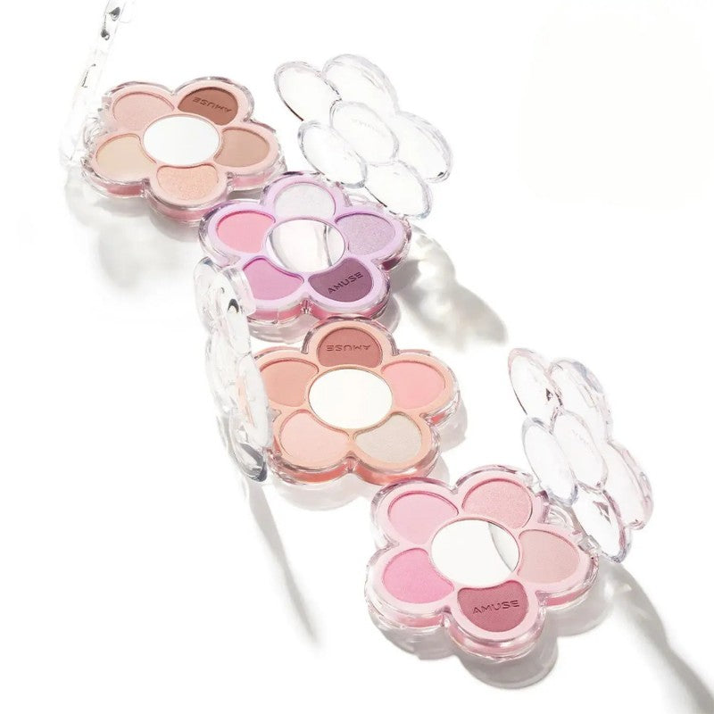 Amuse 6-Color Flora Eye Palette #02 Roserina