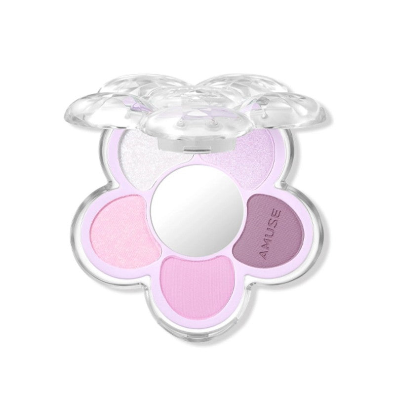 Amuse Flora 6-Color Eyeshadow Palette #04 Lavender Bloom