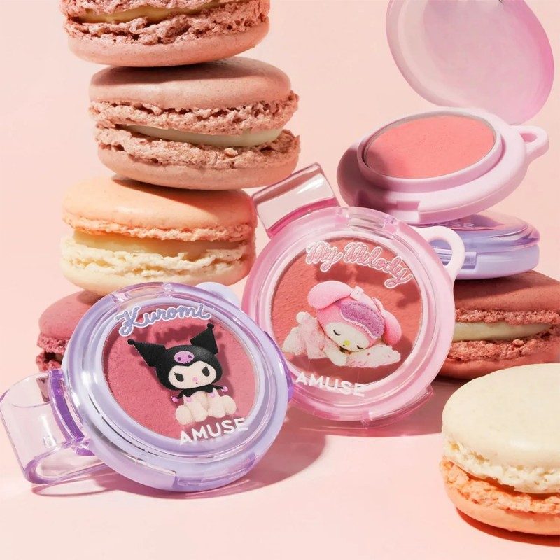 Amuse Kuromi Limited Powder Lip & Cheek #07 Rose Girl