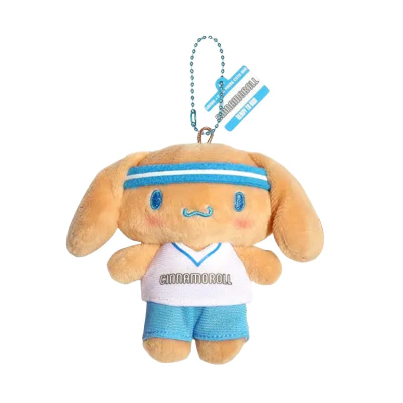 Olive Young x Sanrio Characters Cutie Run Tanned Mascot Keychain Cinnamoroll