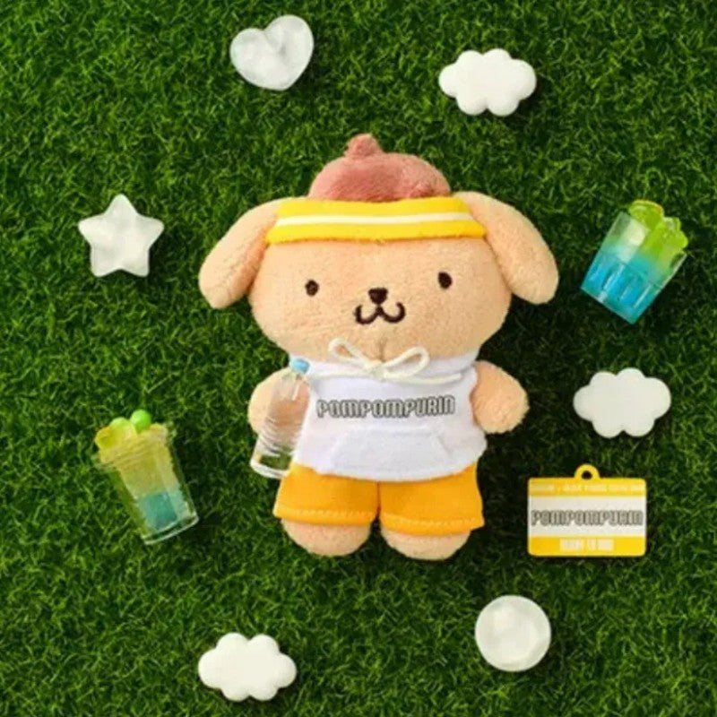 Olive Young x Sanrio Cutie Run Doll Keyring Pompompurin