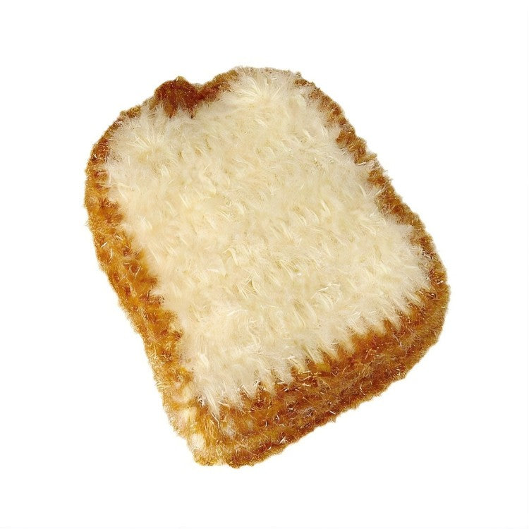 Modern House Toast Shaped Dishwashing Sponge 4pcs