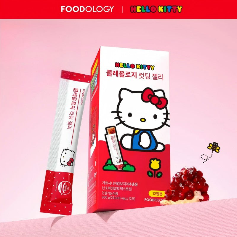 Foodology X Hello Kitty Coleology Cutting Jelly 10+2pcs