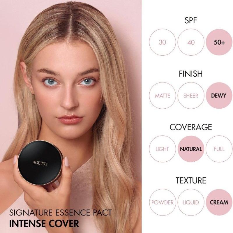 Age 20's Essence Cover Pact Master Double Cover #21 Light Beige
