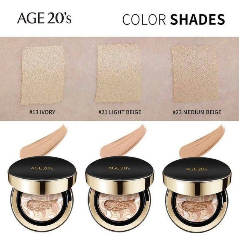 Age 20's Essence Cover Pact Master Double Cover #21 Light Beige