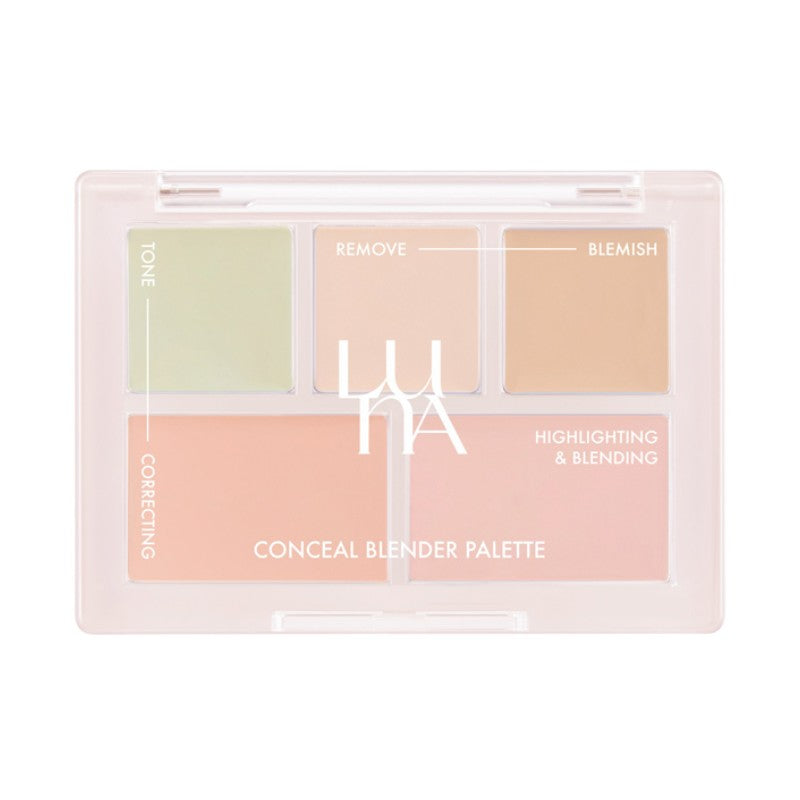 Luna Conceal Blender Palette 5-in-1 #01 Clear Cover