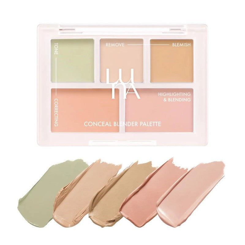 Luna Conceal Blender Palette 5-in-1 #01 Clear Cover