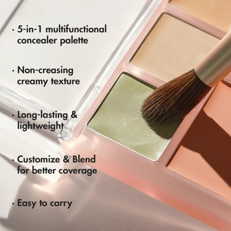 Luna Conceal Blender Palette 5-in-1 #01 Clear Cover