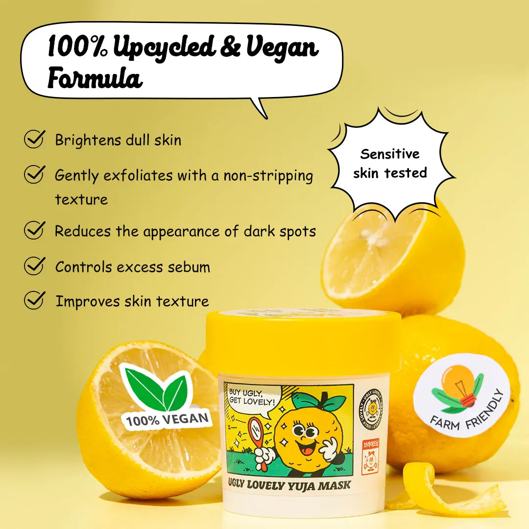 Ugly Lovely Yuja Wash Off Mask 100ml