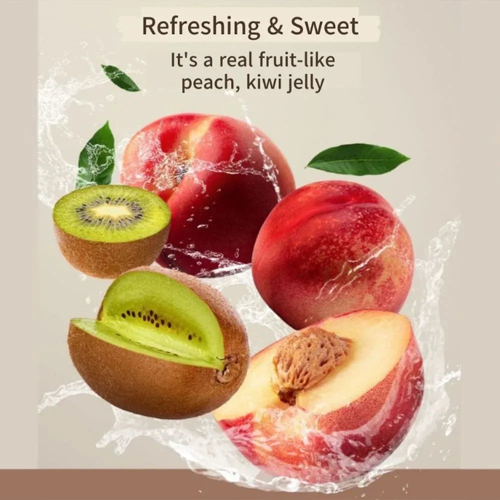 Lotte Zero Sugar-Free Fruit Jelly Peach & Kiwi 238g