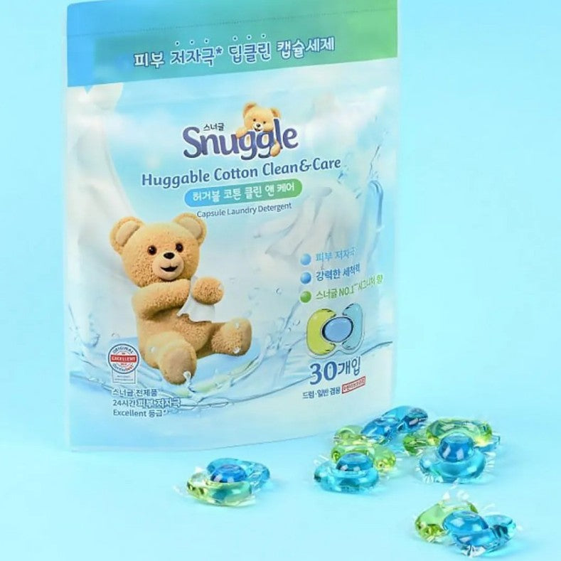 Snuggle Laundry Detergent Huggable Cotton Clean & Care 27pcs