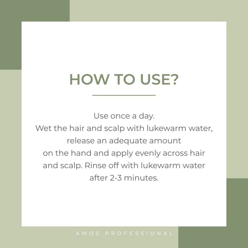 Amos Professional The Green Tea Moisturizing Pack 250ml