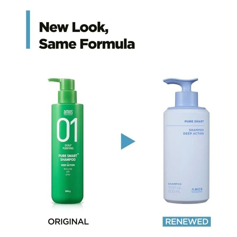 Amos Professional Pure Smart Shampoo Deep Action 500ml