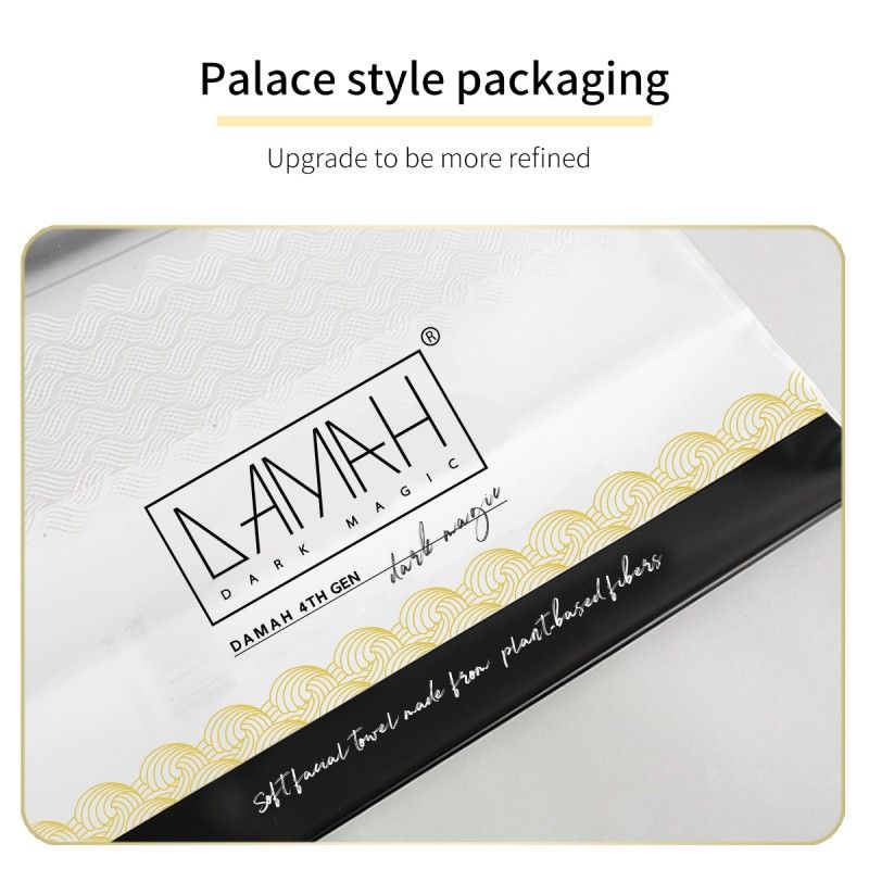 Damah Dark Magic Bamboo Charcoal Face Towel 170g