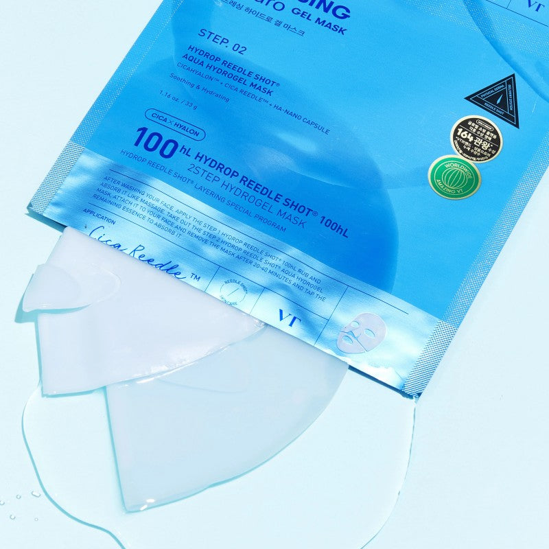 VT Cosmetic Hyaluronic Reedle Shot 100 2-Step Hydrogel Mask 1pcs