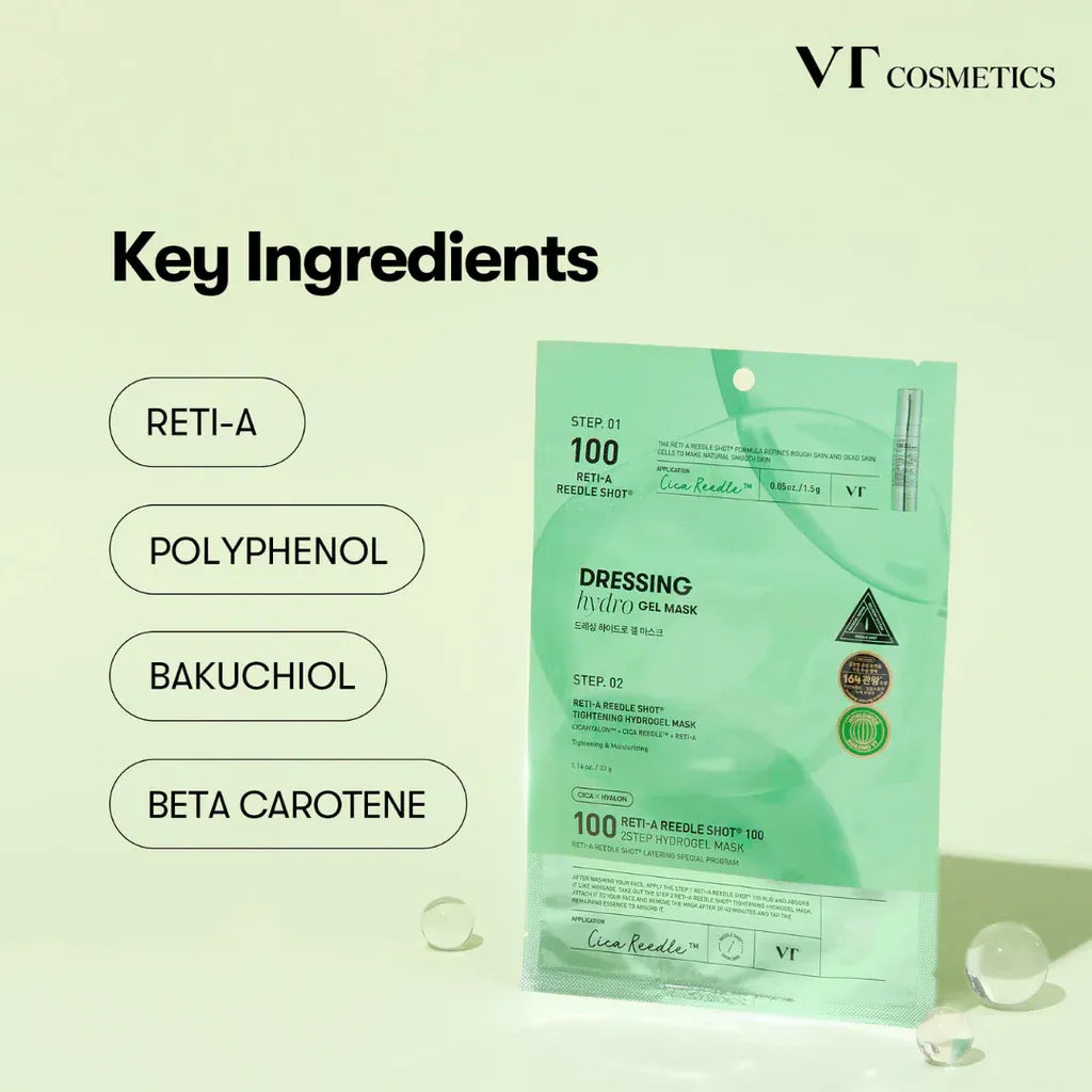 VT Reti-A Reedle Shot 100 2-Step Hydrogel Mask 1pcs