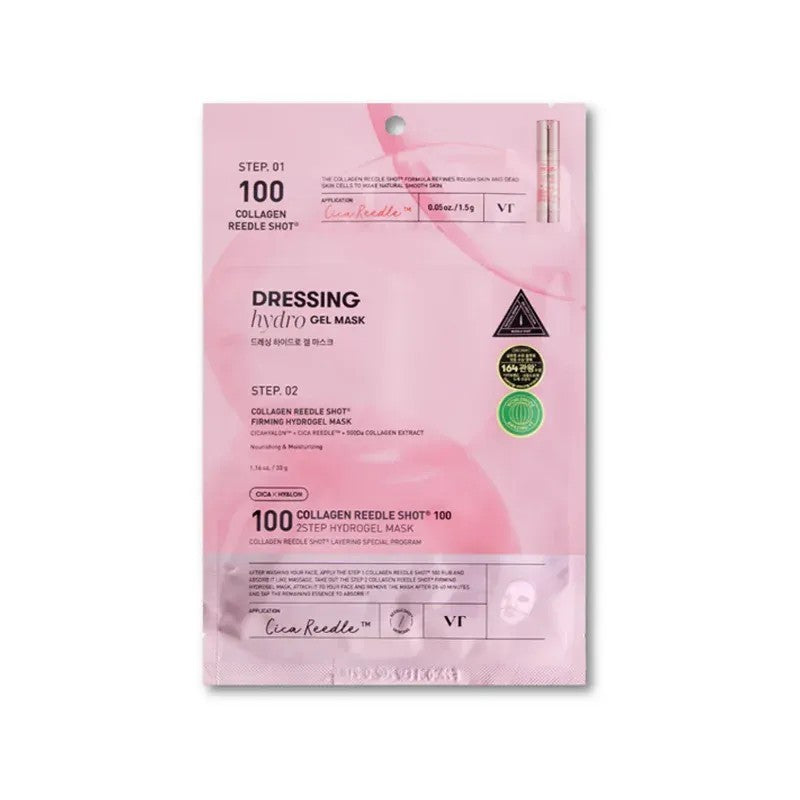 VT Collagen Reedle Shot 100 2Step Hydrogel Mask 1pcs