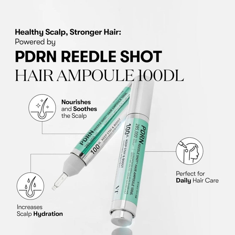 VT PDRN Reedle Shot Hair Ampoule 100dL 15ml
