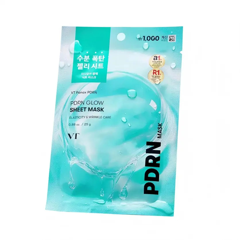 VT PDRN Glow Sheet Mask Elasticity & Wrinkle Care 1pcs