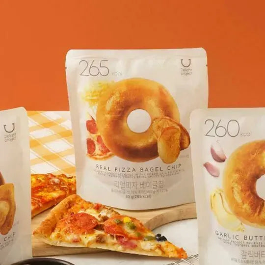 Delight Project Protein Bagel Chip Cheese & Peach