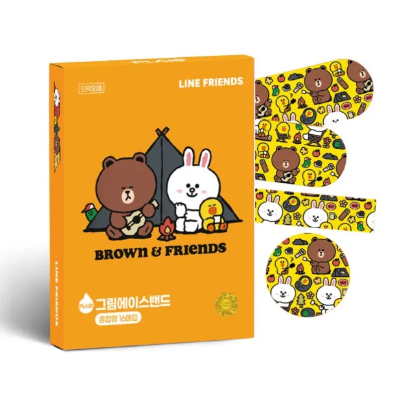 Line Friends创可贴混合型 16枚