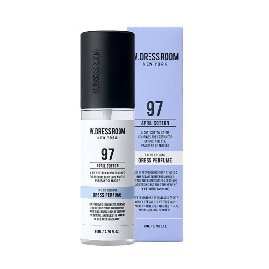 W.Dressroom多衣丝衣物喷雾香氛No.97四月棉花 80ml