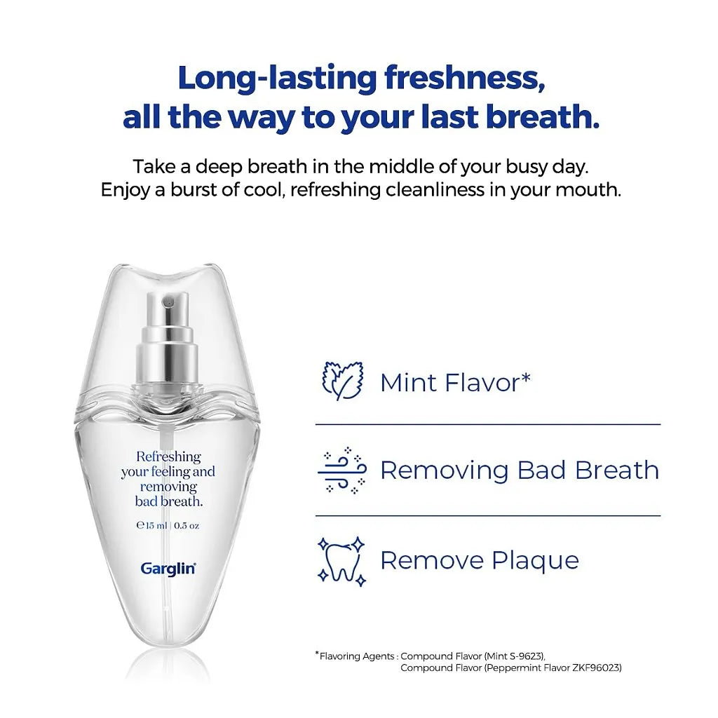 Garglin Fresh Breath Mint Oral Spray 15ml