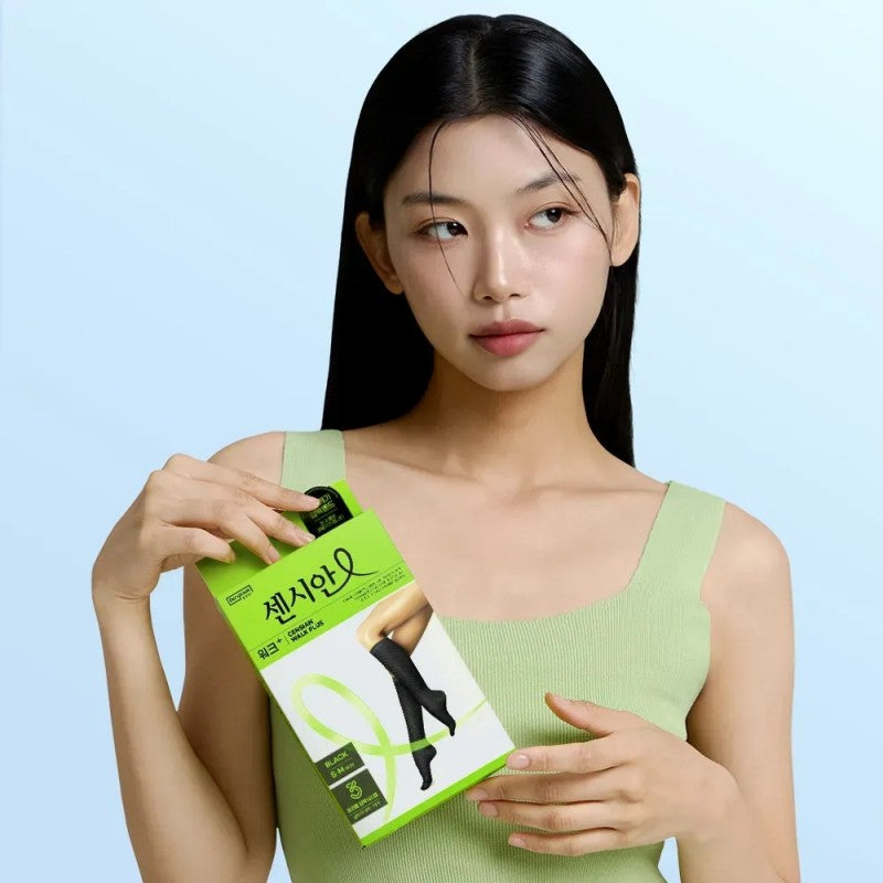 Dongkook Censian Walk + Compression Stockings Black M-L