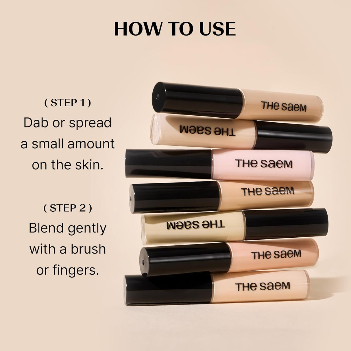 The Saem Cover Perfection Tip Concealer #01 Clear Beige