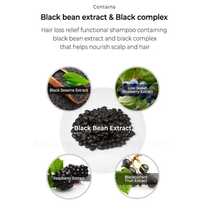 Nature Republic自然乐园黑豆固发防脱洗发水 300ml