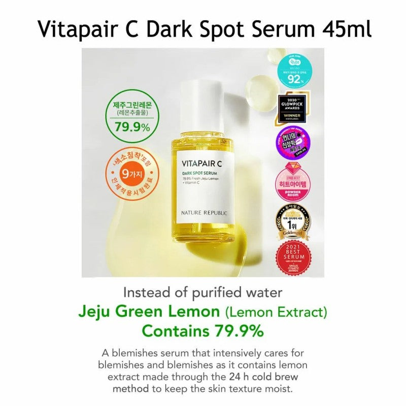 Nature Republic Vitapair C Dark Spot Serum 45ml+30ml+10ml