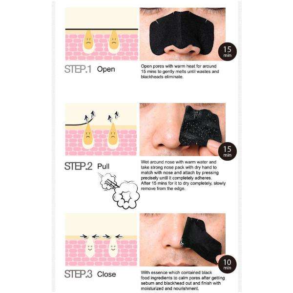 Holika Holika Pig Nose Clear Black Head 3-Step Kit 1pcs