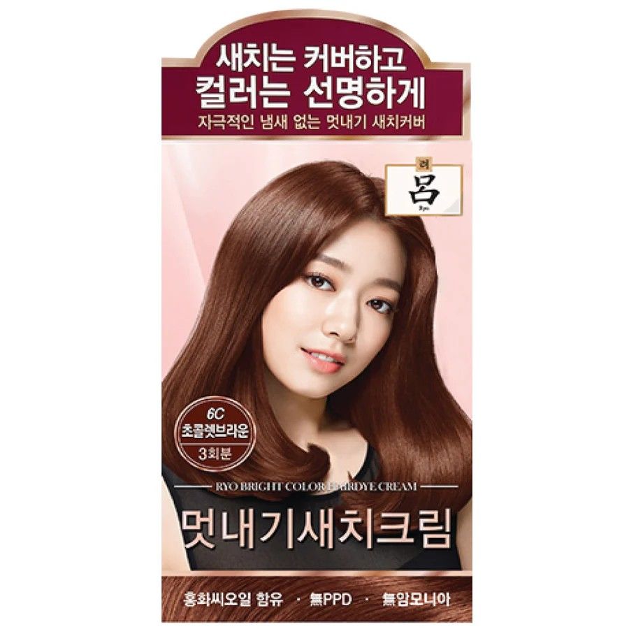Ryo Bright Color Hairdye Cream #6C Chocolate Brown