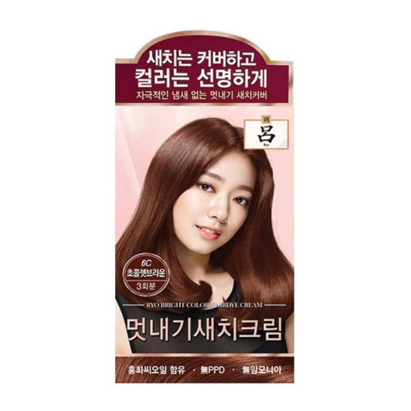 Ryo Bright Color Hairdye Cream #6C Chocolate Brown
