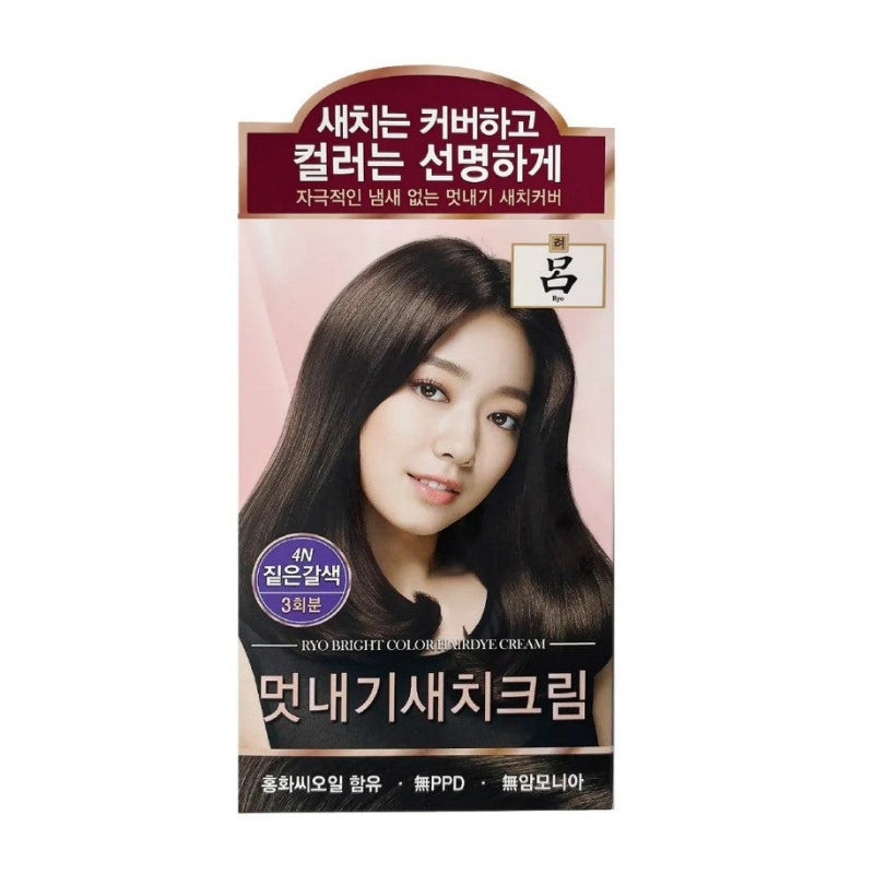 Ryo Hair Dye Color Cream #4N Deep Brown
