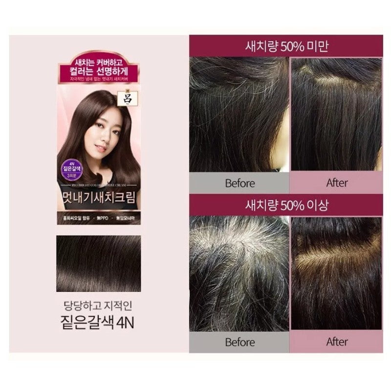 Ryo Hair Dye Color Cream #4N Deep Brown