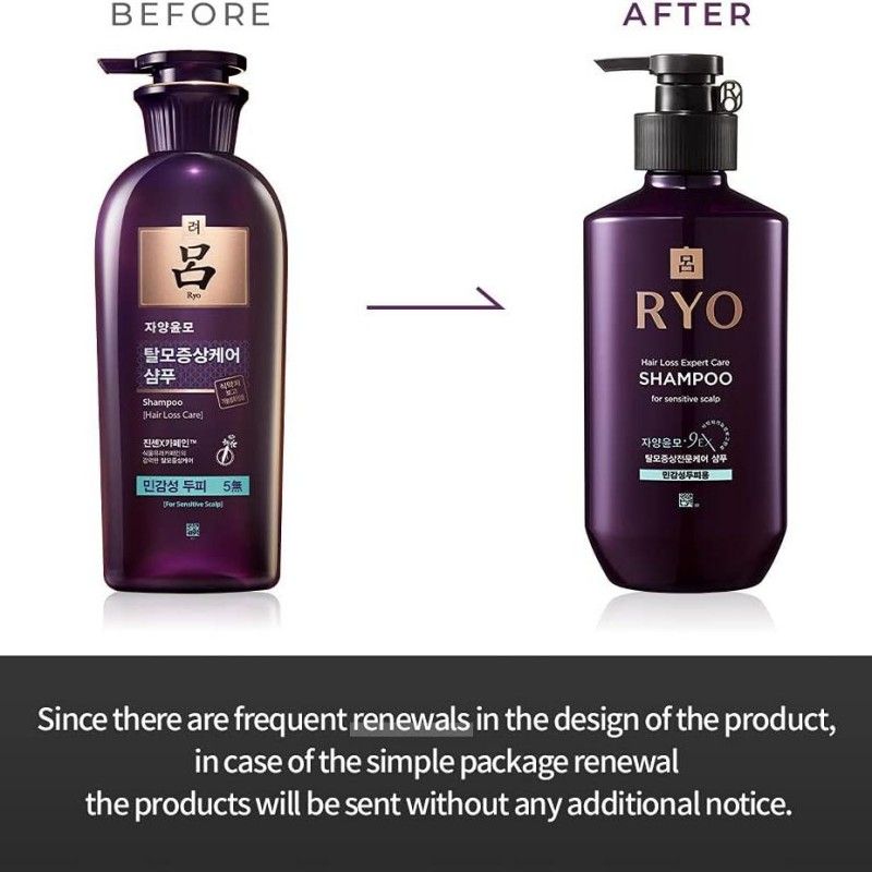Ryo Anti Hair Loss Shampoo For Oily Scalp 400ml