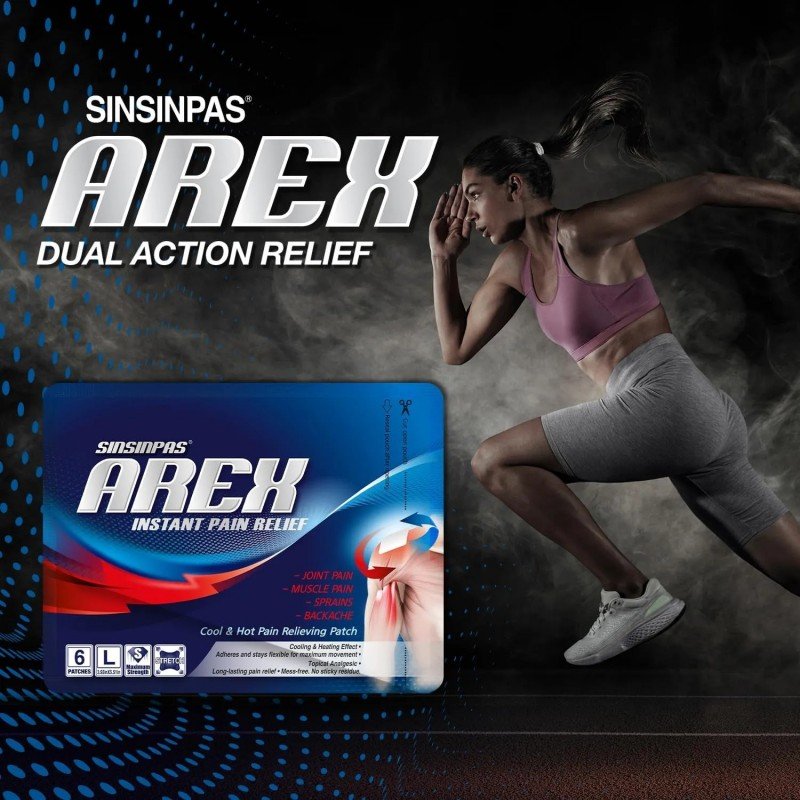 Arex Pain Relieving Patch 6pcs
