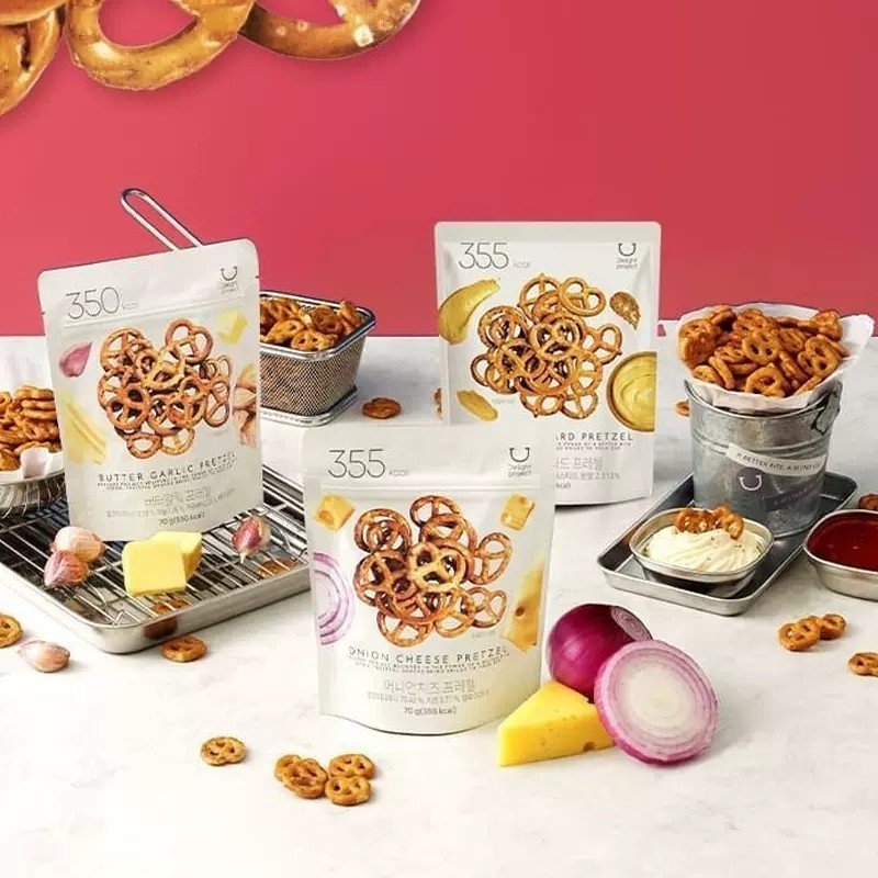 Delight Project Butter Garlic Pretzel Chip 70g