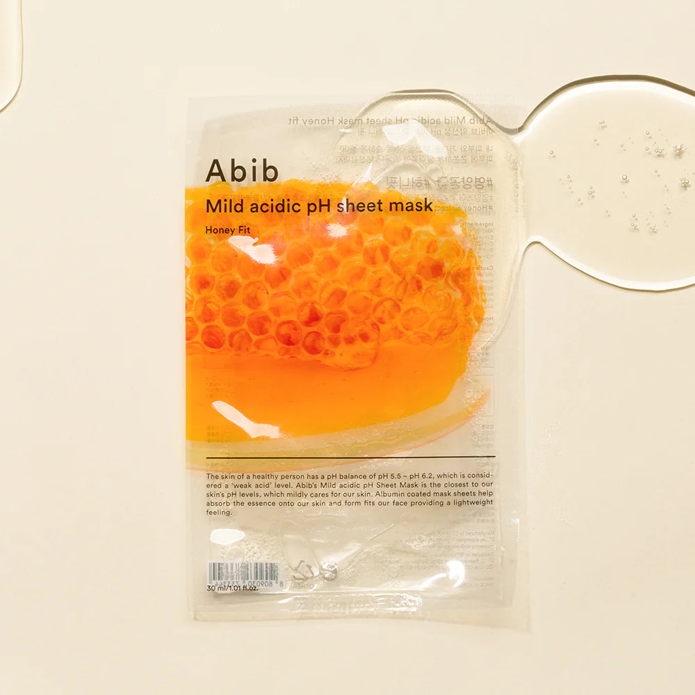 Abib Mild Acidic pH Sheet Mask Honey Fit 1pcs