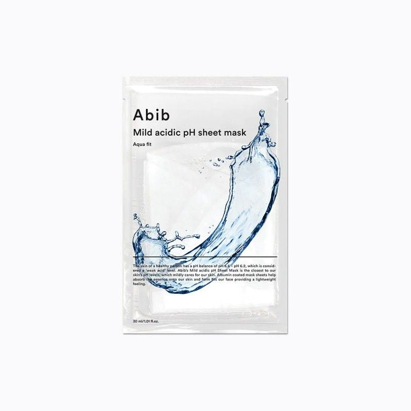 Abib Mild Acidic pH Sheet Mask Aqua Fit 10pcs