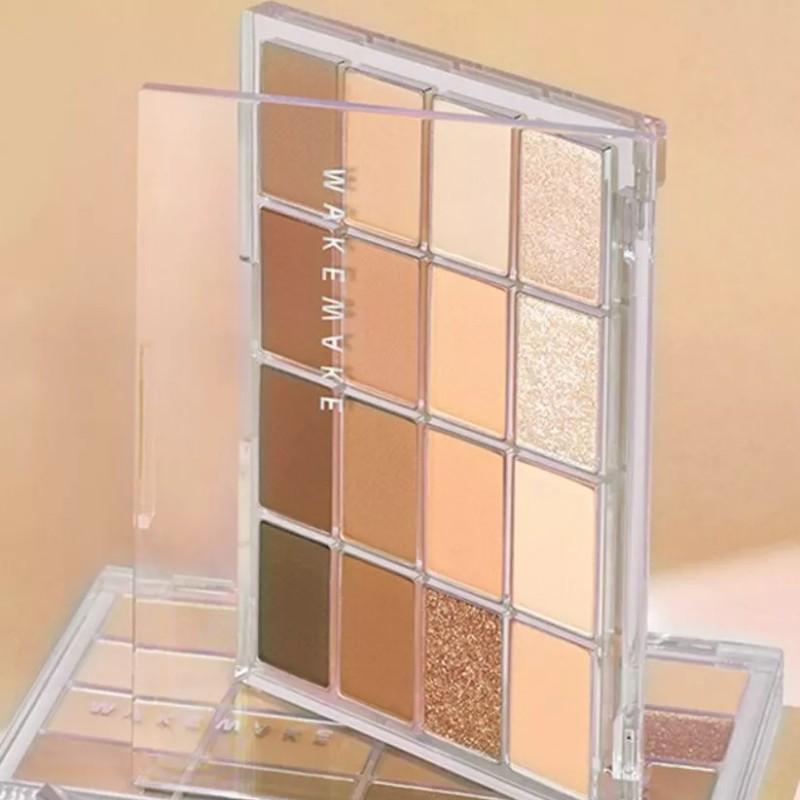 Wakemake Soft Blurring Eye Palette #14 Caramel Blurring 14g